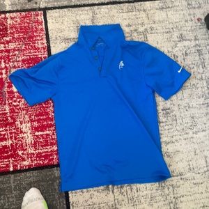Nike golf shirt blue